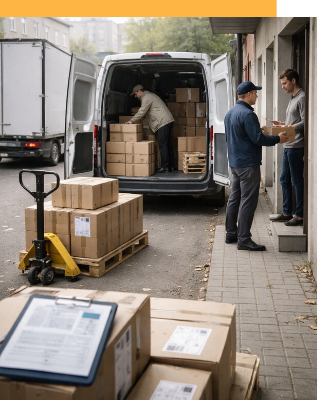Доставка грузов от двери до двери с таможней от 46103 руб.