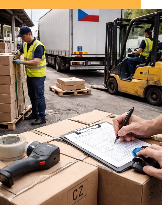 Доставка грузов в Чехию от 35858 руб, международные перевозки
