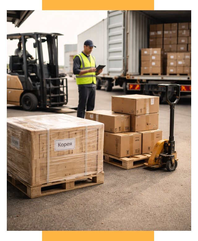 Доставка грузов в Корею из России от 35858 р. | СетСервис-Нр-