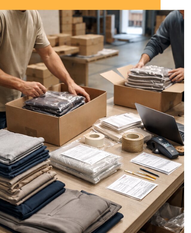 Перевозка одежды по миру от 7684 руб. с таможенным оформлением