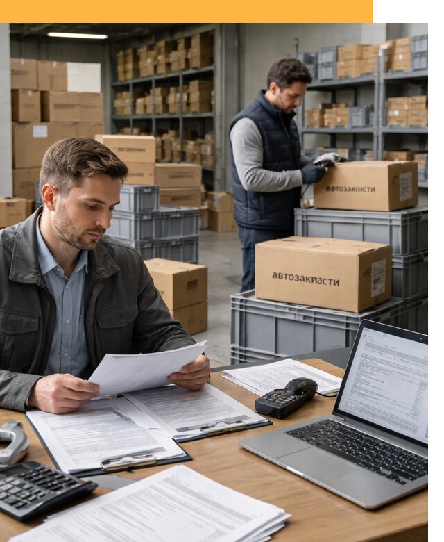 Таможенное оформление автозапчастей по выгодным тарифам от 8708