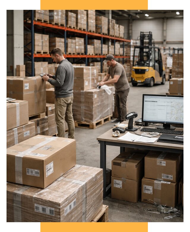 Склад консолидации в Европе от 6659 р., услуги СетСервис-Нр-